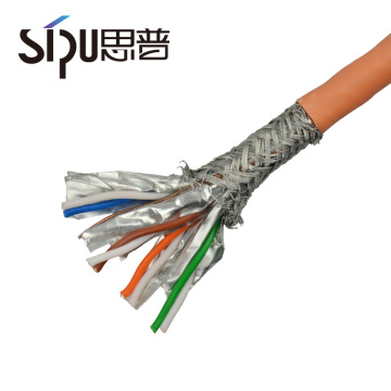 SIPU High Speed ​​305m 0,57 bare Kupfer 4 Paare Stp Großhandel besten Preis Cat7 Ethernet-Kabel